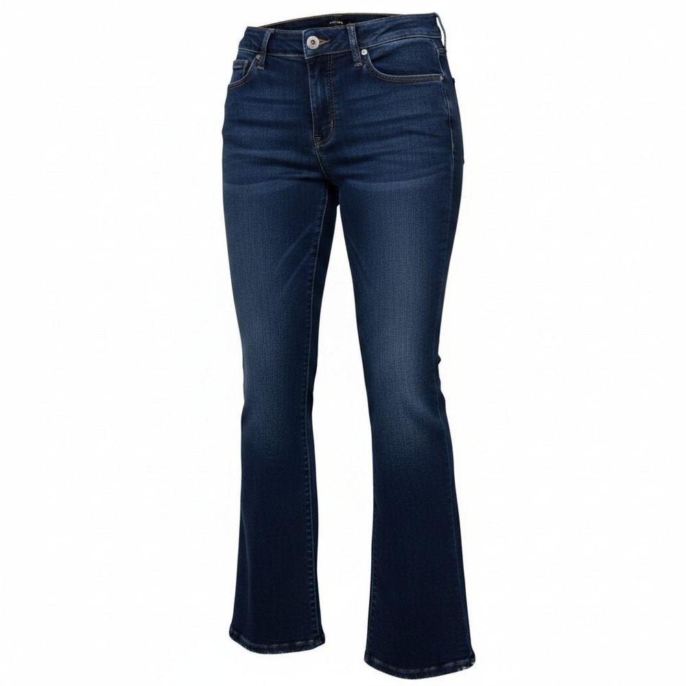 KUT from the Kloth Jeans Women 10 Dark Wash Flare Leg Stretch Denim